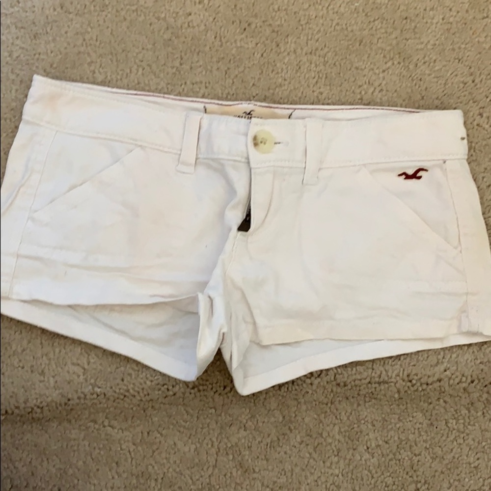 Hollister White Shorts